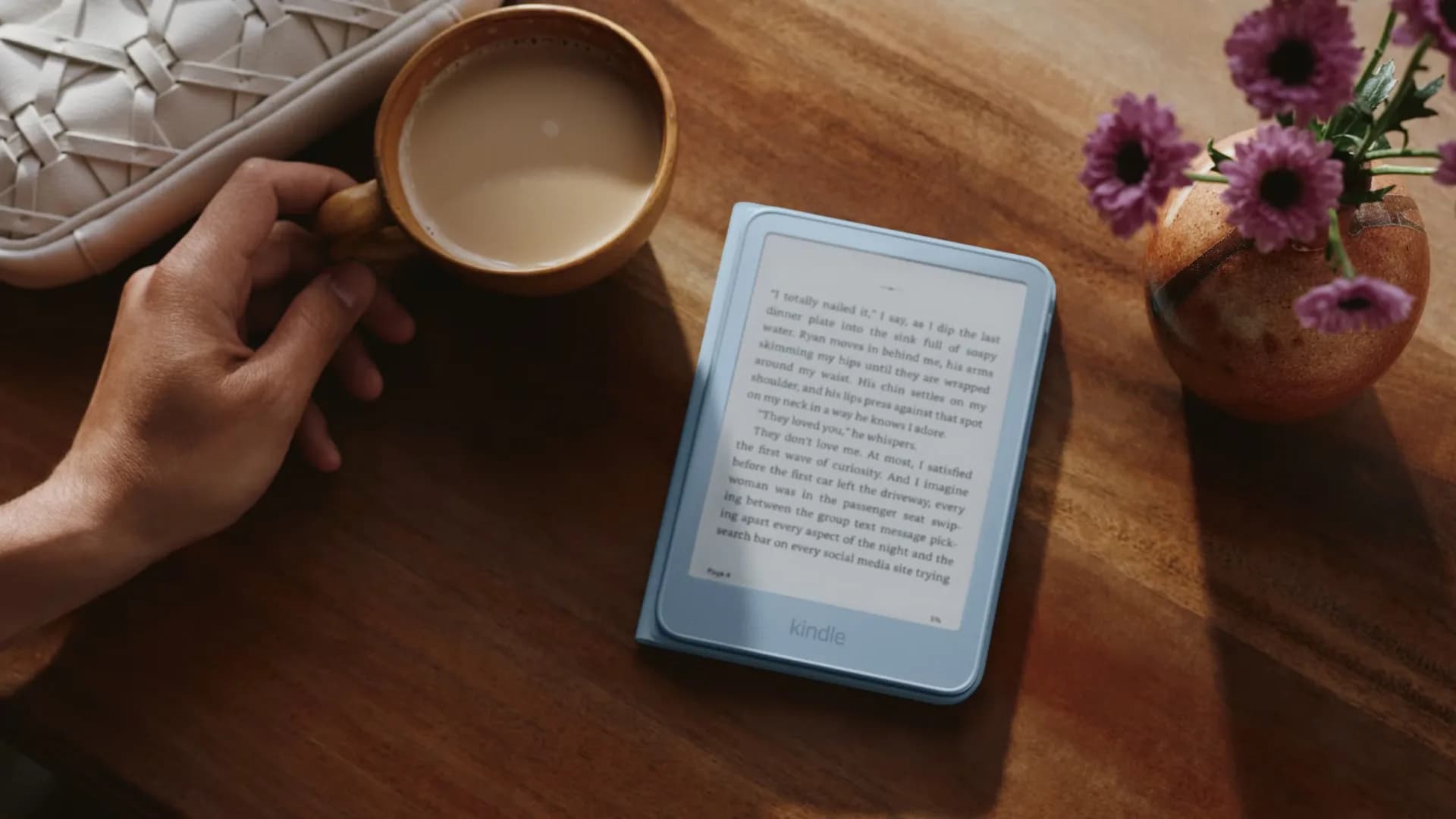 Amazon 2026 Kindle with aluminum body displayed on a white background
