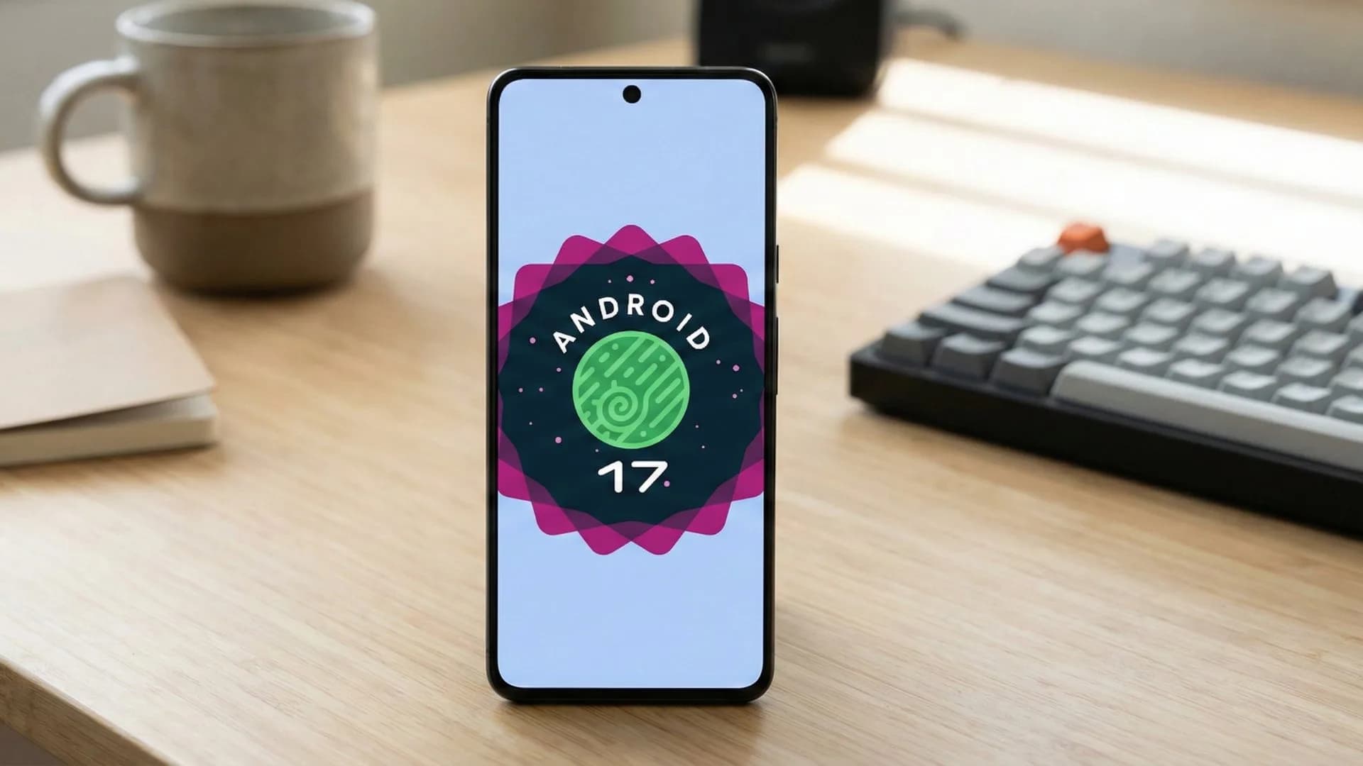 Android 17 QPR3 beta software shown on a Google Pixel smartphone screen